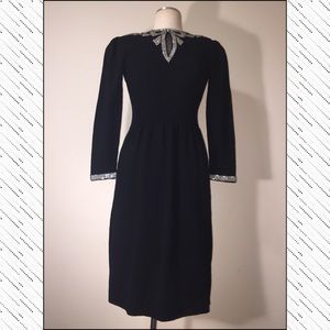 👠VINTAGE LONG SLEEVE KNIT DRESS Sz 12